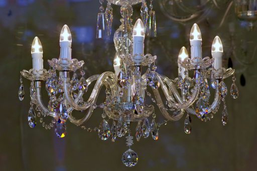 Classic crystal chandelier